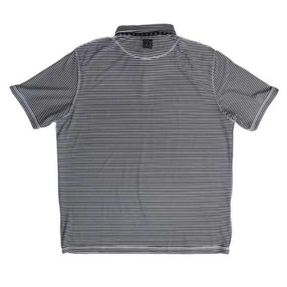 Striped Z-Line Polo, XXL, Black and White - Picture 13 of 14